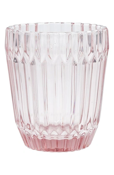 Shop Fortessa Archie Set Of 6 Pink Double Old Fashioned Glasses