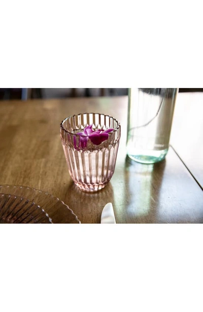 Fortessa Archie Set Of 6 Double Old Fashioned Glasses In Pink