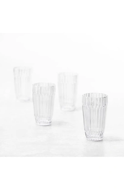 Shop Fortessa Archie Set Of 6 Clear Iced Beverage Glasses