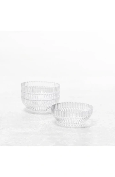 Shop Fortessa Archie Set Of 4 Clear Cereal Bowls