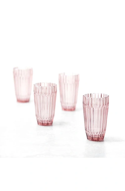 Fortessa Archie Set Of 6 Iced Beverage Glasses In Pink