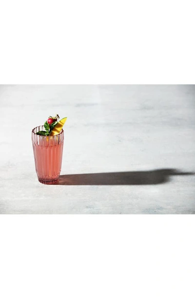 Fortessa Archie Set Of 6 Iced Beverage Glasses In Pink