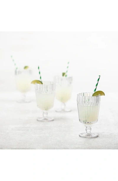 Fortessa Archie Set Of 6 Clear Goblets In Clear