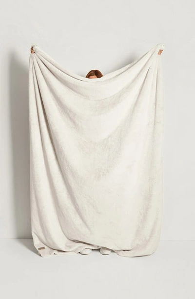 Shop Unhide Li'l Marsh Medium Plush Blanket In Snow White
