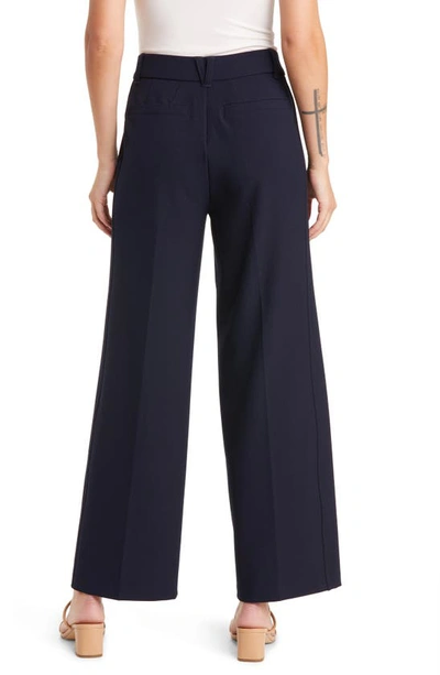 Wit & Wisdom 'ab'solution Skyrise Wide Leg Pants In Ultra Navy
