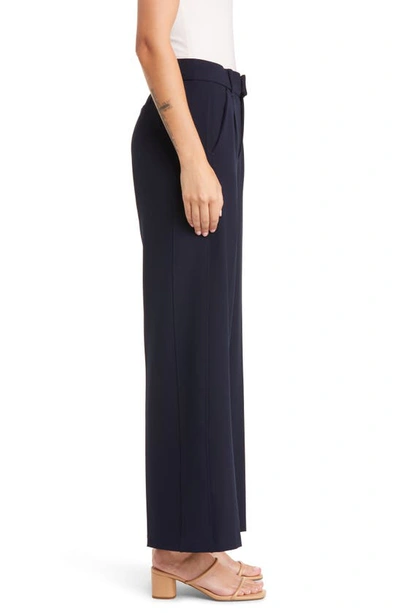 Wit & Wisdom 'ab'solution Skyrise Wide Leg Pants In Ultra Navy