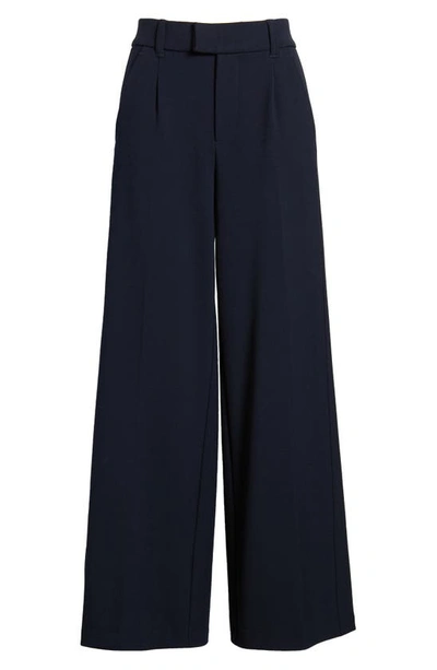 Wit & Wisdom 'ab'solution Skyrise Wide Leg Pants In Ultra Navy