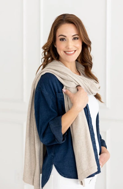 Shop Zestt Organics The Dreamsoft Travel Scarf In Birch