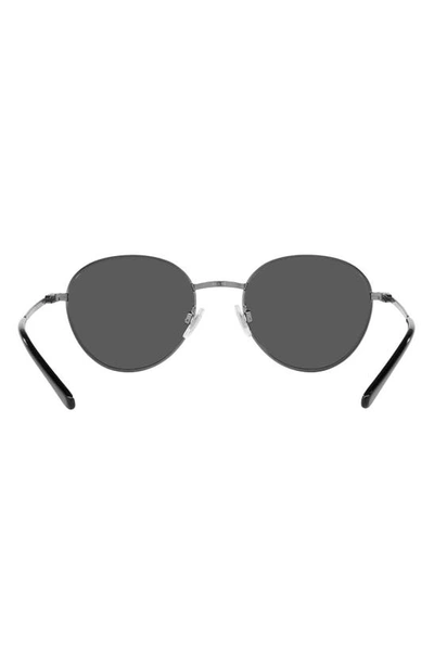 Shop Polo Ralph Lauren 51mm Round Sunglasses In Grey