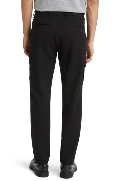 Shop Les Deux Como Regular Fit Cargo Suit Pants In Black
