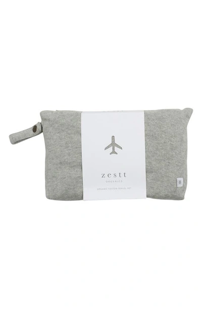 Zdnu Zestt Zestt Organic Cotton Travel Set In Light Grey