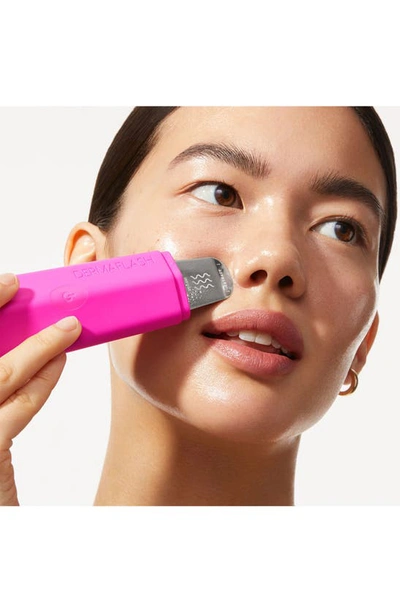Shop Dermaflash Dermapore+ Ultrasonic Pore Extractor + Skincare Infuser In Pop Pink