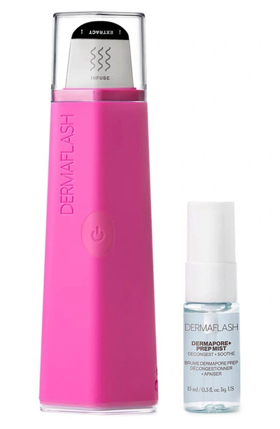 Dermaflash Dermapore+ Ultrasonic Pore Extractor In Pop Pink