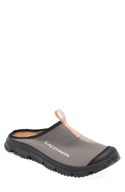 Shop Salomon Gender Inclusive Rx Slide 3.0 Slip-on Shoe In Pewter/ Desertsag/ Rose Cloud