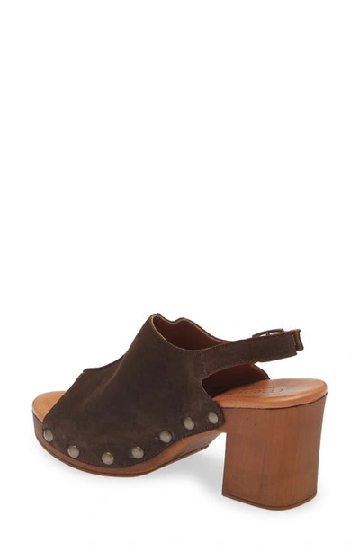 Shop Cordani Winnie Slingback Sandal In Camoscio Cacao