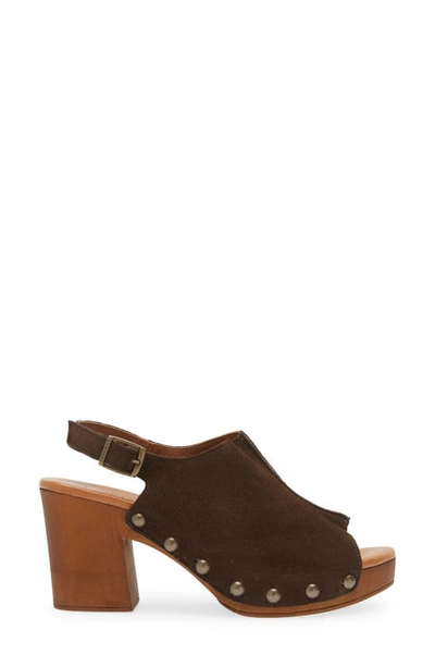 Cordani Winnie Slingback Sandal In Camoscio Cacao