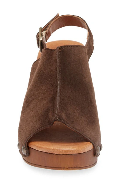Cordani Winnie Slingback Sandal In Camoscio Cacao