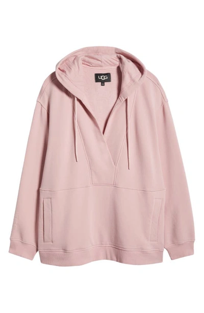 Shop Ugg Adryann Hoodie In Clay Pink