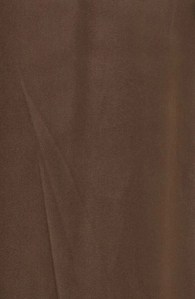 Shop Stine Goya Ciara Silk Blend Pants In Fudge