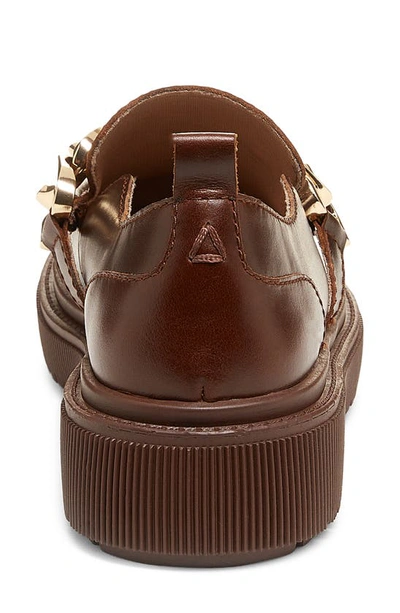 Kelsi Dagger Brooklyn Pulse Chain Platform Loafer In Choco
