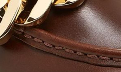 Kelsi Dagger Brooklyn Pulse Chain Platform Loafer In Choco
