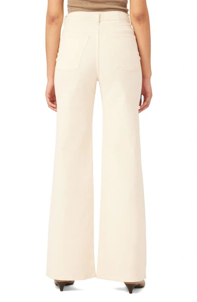 Dl1961 Hepburn Wide-leg High Rise Vintage Jeans In Manilla Corduroy