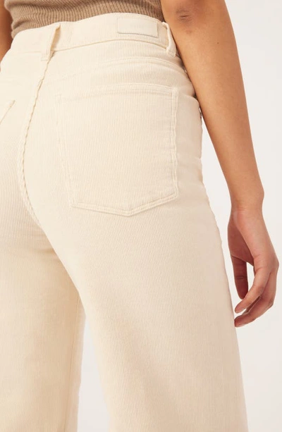 Dl1961 Hepburn Wide-leg High Rise Vintage Jeans In Manilla Corduroy