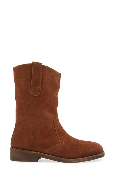 Shop Free People Easton Equesterian Bootie In Saddle Suede