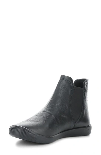 Shop Softinos By Fly London Itzi Chelsea Boot In Black Smooth Leather