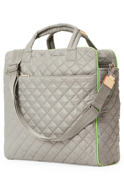 Shop Mz Wallace Quilted Pickelball Tote In Grey