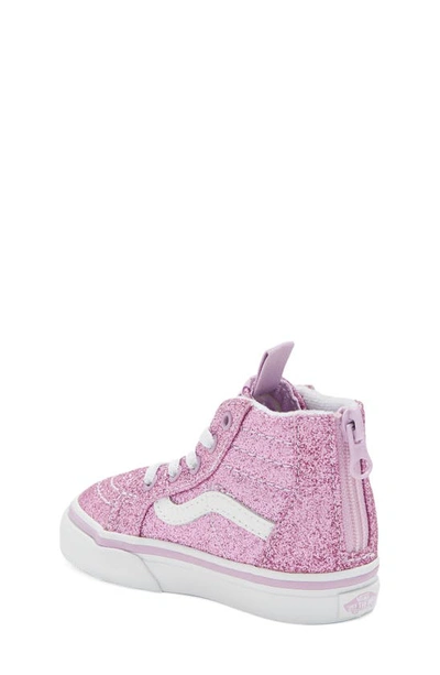 Shop Vans Kids' Sk8-hi Zip Sneaker In Lilac