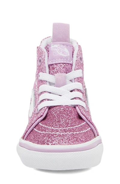 Shop Vans Kids' Sk8-hi Zip Sneaker In Lilac