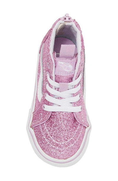 Shop Vans Kids' Sk8-hi Zip Sneaker In Lilac