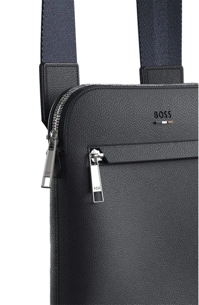 Hugo Boss Ray Zip Envelope Crossbody Bag In Dark Blue | ModeSens