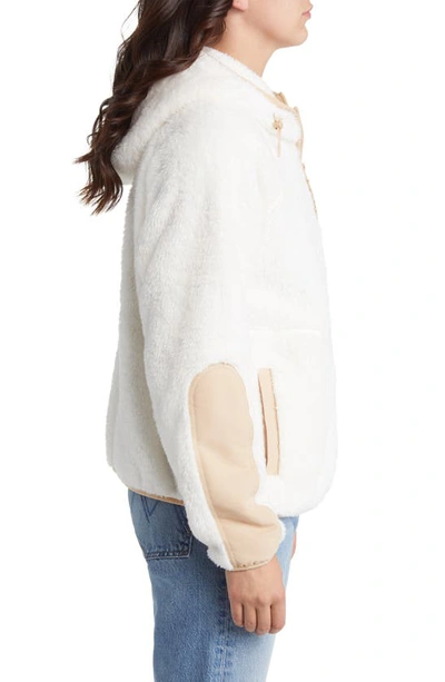 Ugg Ruthie Fleece Zip Jacket In Nimbus / Driftwood