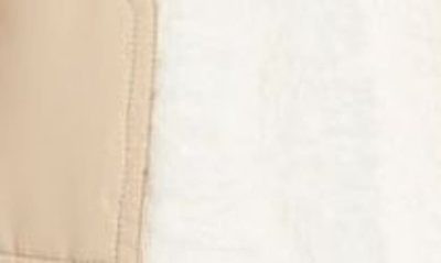 Ugg Ruthie Fleece Zip Jacket In Nimbus / Driftwood