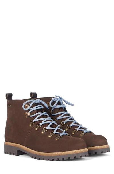 Shop Barbour Wainwright Hiking Boot In Choco