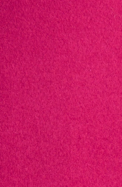 Shop Sam Edelman Wool Blend Notch Collar Coat In Magenta