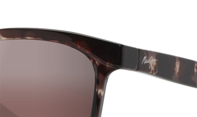 Maui Jim Liquid Sunshine Mj R601-04 Butterfly Polarized Sunglasses In Red Tortoise