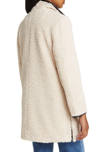 Shop Sam Edelman Faux Fur Teddy Coat In Ivory