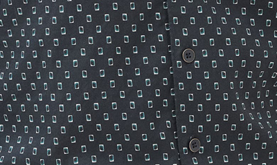 Shop Rodd & Gunn Woodhouse Geometric Print Button-up Shirt In Midnight