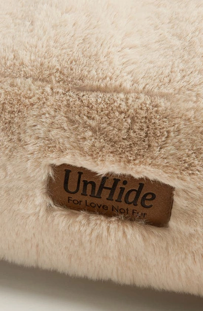 Shop Unhide Pillow Pad Pet Bed In Beige Bear