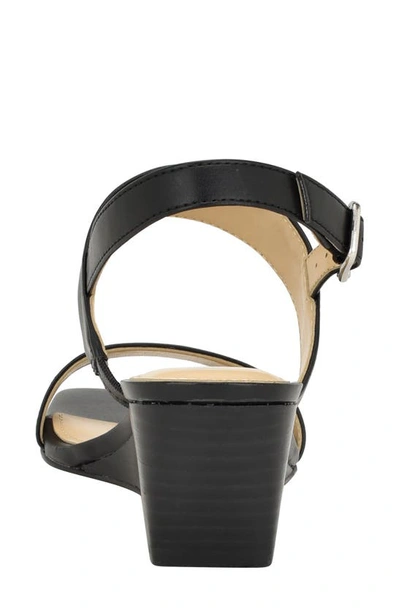 Shop Calvin Klein Kayor Wedge Sandal In Black
