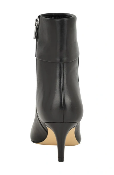 Shop Calvin Klein Genteel Pointed Toe Bootie In Black