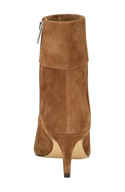 Calvin Klein Genteel Pointed Toe Bootie In Medium Natural