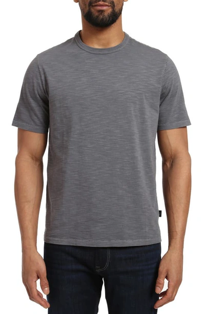 Shop 34 Heritage Slub Crewneck Cotton T-shirt In Winter Grey