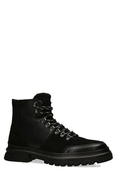 Shop Kurt Geiger Viper Hiking Boot In Black