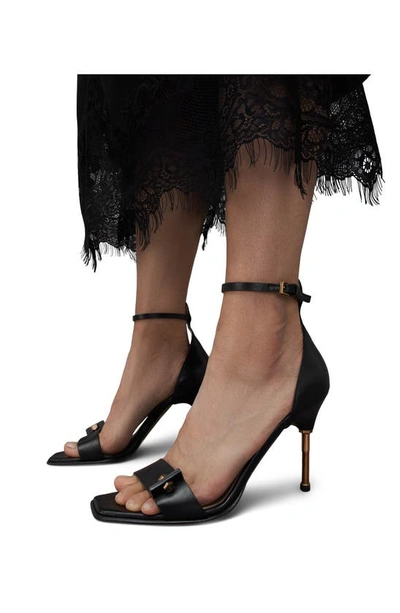 Shop Allsaints Betty Ankle Strap Sandal In Black