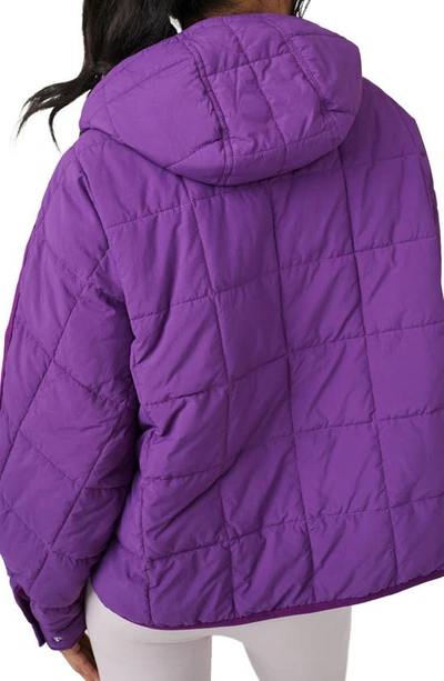 Shop Fp Movement Pippa Water Resistant Packable Pullover In Vivid Violet