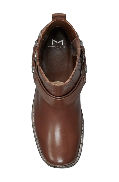 Shop Marc Fisher Mizzie Chelsea Boot In Medium Brown